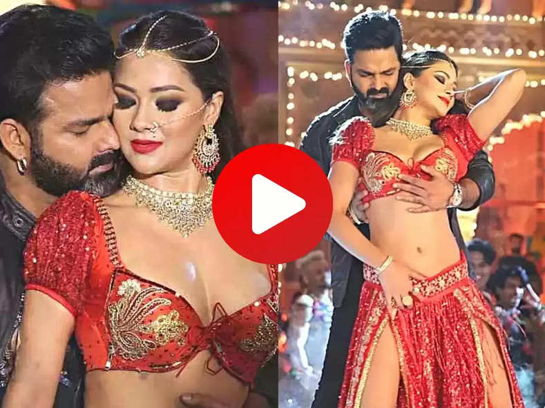 Namrata and Pawan Bhojpuri song : नम्रता और पवन सिंह ने पार करदी बोल्डनेस की सारी हदें, लाल घाघरा गाने में दिखे ये करते