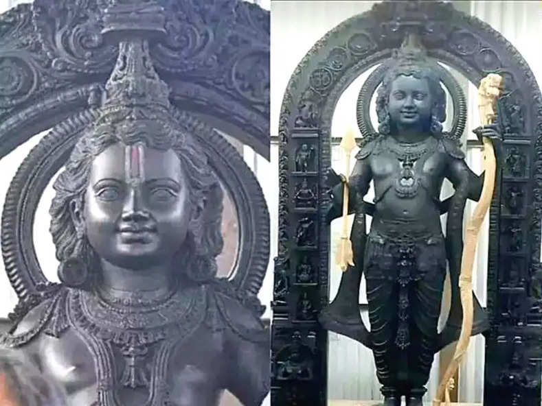 Ram Mandir Murti Photo : रामलला की नई मूर्ति की तस्वीर आई सामने, जानिए इसकी खास बात