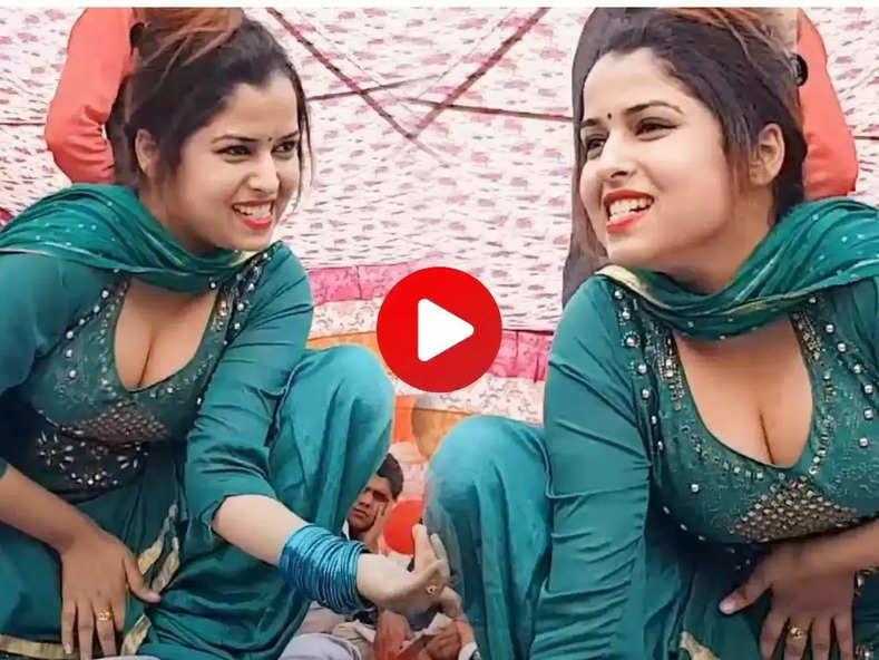 Dance Video Viral : मुस्कान बेबी ने उछल उछल कर दिखाया अपना फिगर, फिर कुर्ती में डाला हाथ