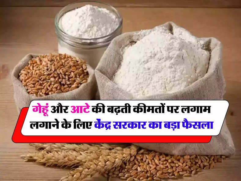 Wheat Price Hike : गेहूं और आटे की बढ़ती कीमतों पर लगाम लगाने के लिए केंद्र सरकार का बड़ा फैसला