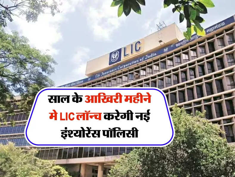 साल के आखिरी महीने मे LIC लॉन्च करेगी नई इंश्योरेंस पॉलिसी