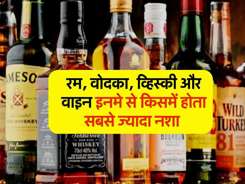 Liquor : रम, वोदका, व्हिस्‍की और वाइन इनमे से किसमें होता सबसे ज्यादा नशा, ड्रिंक करने वालों के लिए जरूरी बातें 