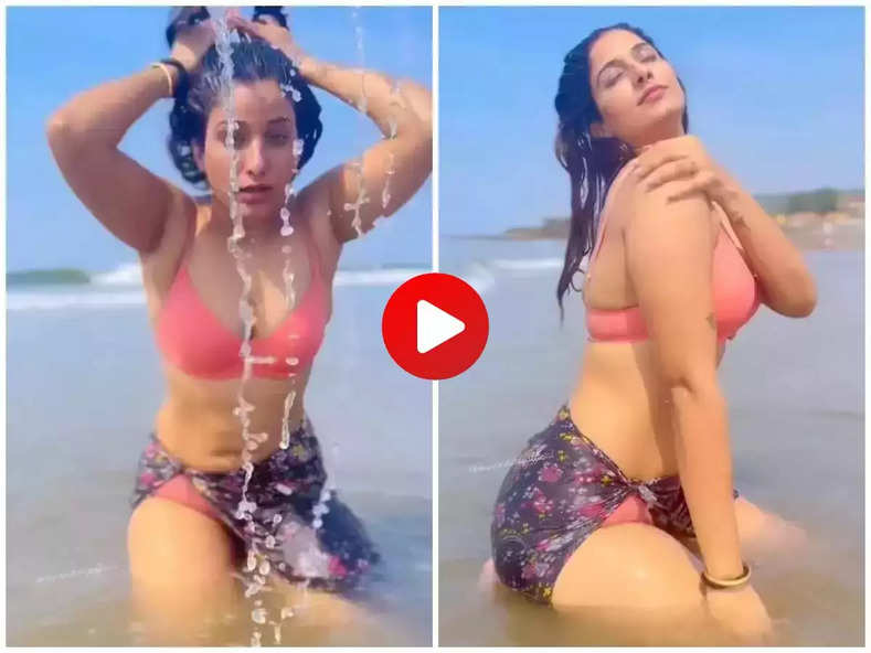 Poonam Dubey ने बिकिनी पहन ली अंगडाई, लोग बोले-'जान लोगी क्या'