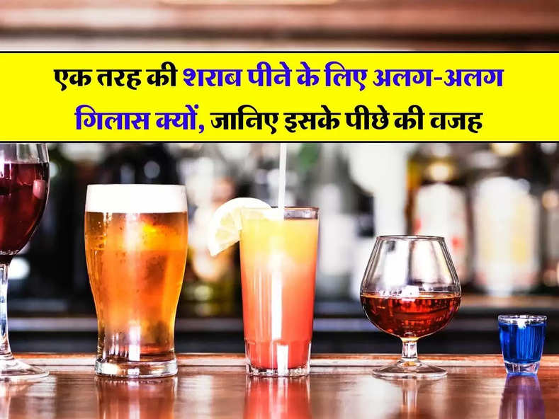 Wine Beer : एक तरह की शराब पीने के लिए अलग-अलग गिलास क्यों, जानिए इसके पीछे की वजह