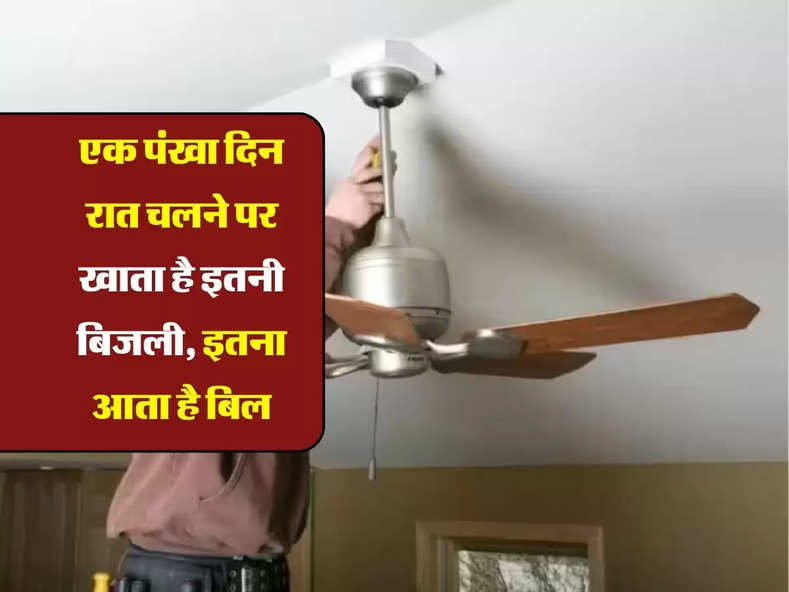 Electricity Bill : एक पंखा दिन रात चलने पर खाता है इतनी बिजली, इतना आता है बिल