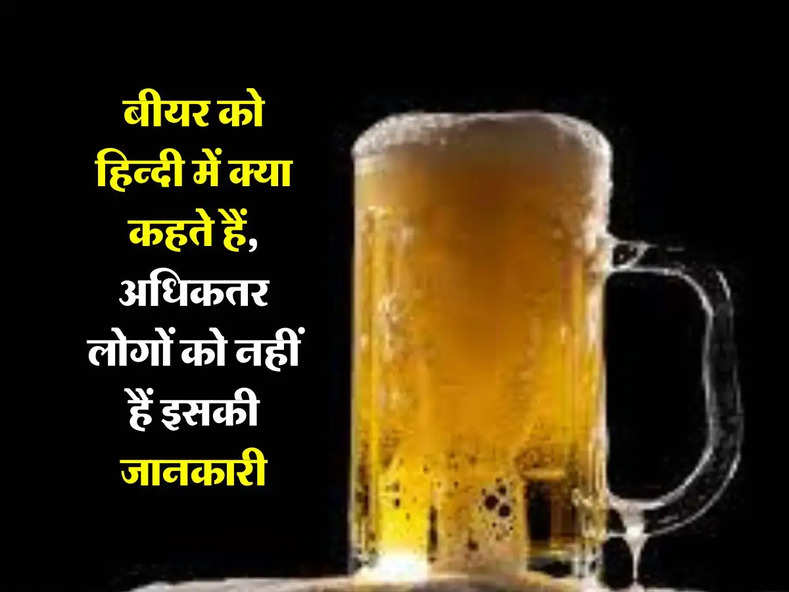 Alcohol facts : बीयर को हिन्दी में क्या कहते हैं, अधिकतर लोगों को नहीं हैं इसकी जानकारी